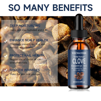 Clove Essential Oil Essential Bottle shine facial care Moisturizing Repair Anti-aging and Natural Organic Aromas Essential Oil