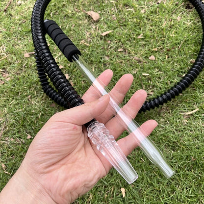 Glass Handle Shisha Hookah Acrylic Hose Mouth Tips for Chicha Lounge Party Club