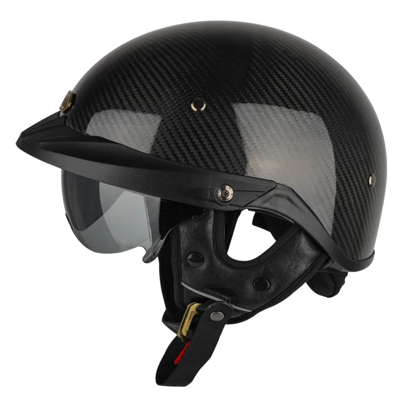 Summer Motorcycle Helmet S-XXXL Cascos Para Moto Retro Half Face Motorbike Riding Anti-UV Len Cool Style Chopper for Men Use