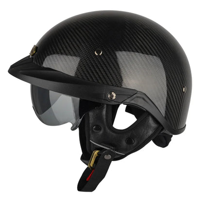 Summer Motorcycle Helmet S-XXXL Cascos Para Moto Retro Half Face Motorbike Riding Anti-UV Len Cool Style Chopper for Men Use