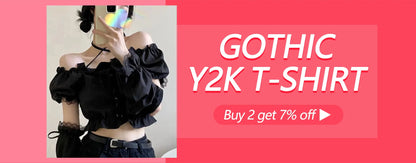 Gothic Skirt Set Loose Shirt Pleated Mini Skirts 2 Piece Sets Korean Retro Casual Outfits Women Spring Summer Aesthetic Y2k Suit