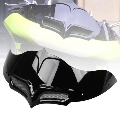Gloss Black Wave Motorcycle Windshield Windscreen Fairing For Harley Road Glide 2015-2023 FLTRX FLTRXS FLTRU