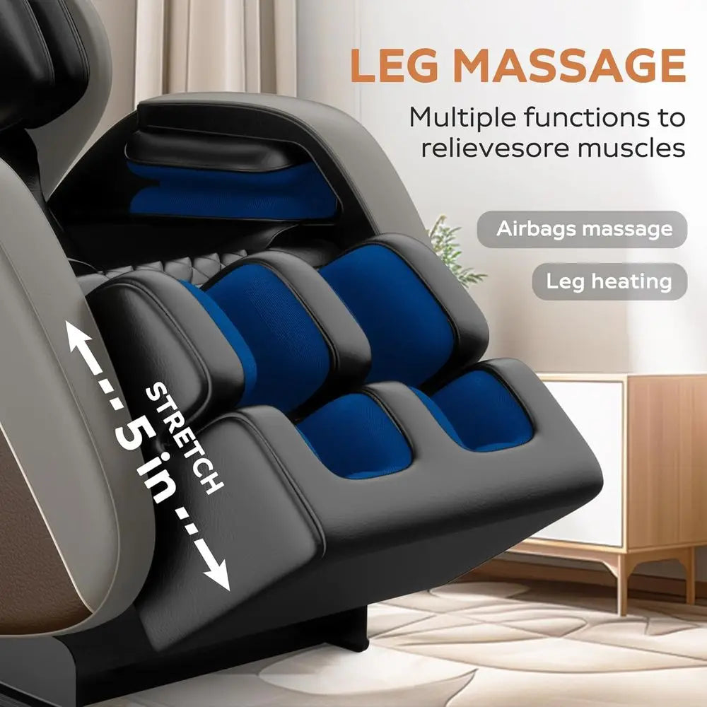 Massage Chair ull Body with Heat, Zero Gravity Shiatsu Massage Recliner Chair,5 Auto es, 6 ix Rollers,oot Massage,Customized