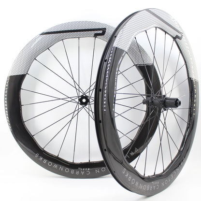 Newest 700C Cyclocross Travel Gravel Road Bike Full Carbon Fibre Bicycle Disc brake Wheelset carbon clincher tubeless rims wave