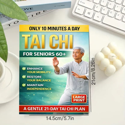 28 Days Transformation Challenge Tai Chi For Seniors Only 10 Minutes Daily Tai Chi Walking Easy 4-week Program Book
