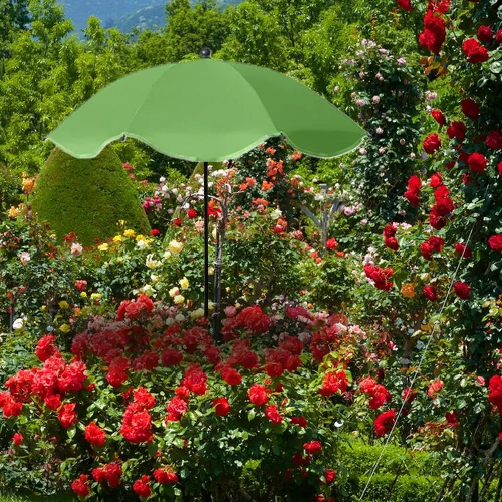 Small Patio Umbrella Adjustable Garden Shade Home Gardening Supplies For Hot Day Flowers Balcony Beach Lawn Care Supplies