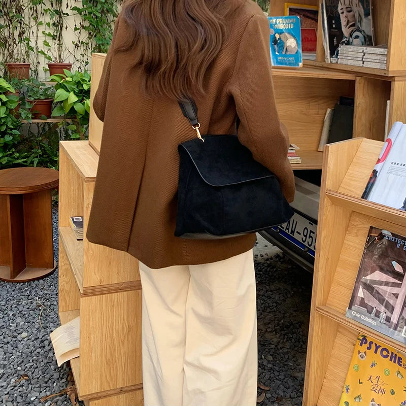 Winter Fashion Luxury Shoulder Bags For Women Retro Pu Leather Flap Crossbody Bag Lady Messenger Handbag Clutch Purse