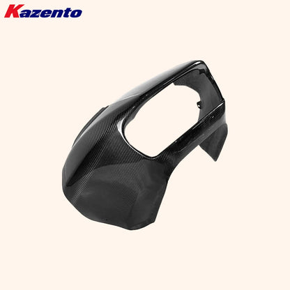 For Harley Touring Street Road Glide Dry Carbon Dual Headlight Fairing Trim