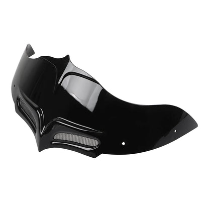 Gloss Black Wave Motorcycle Windshield Windscreen Fairing For Harley Road Glide 2015-2023 FLTRX FLTRXS FLTRU