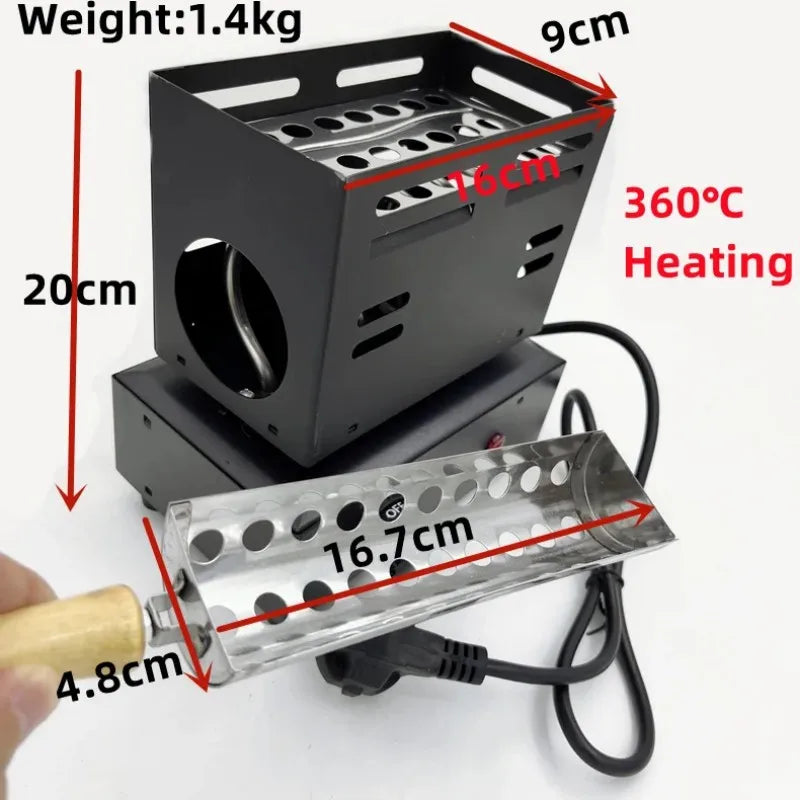Electric Stove for Coconut Charcoal Starter Shisha Hookah Coal Heat BBQ Kitchen Faster Burner Temperature Control