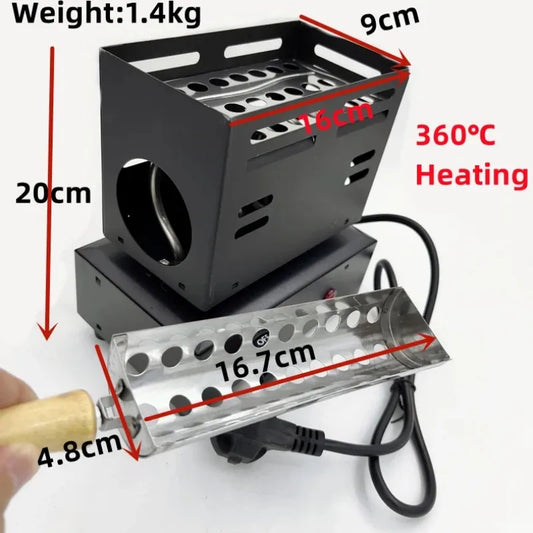 Electric Stove for Coconut Charcoal Starter Shisha Hookah Coal Heat BBQ Kitchen Faster Burner Temperature Control