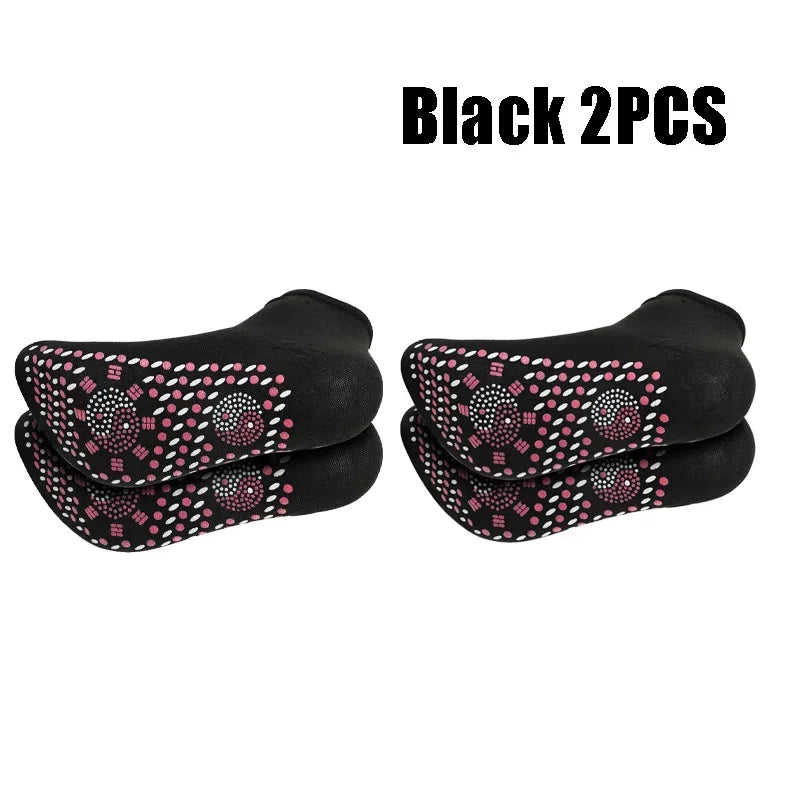 1/5pairs Tourmaline Heating Socks Winter Warm Thermal Health Care Socks Slimming Health Short Sock Magnetic Therapy Sock