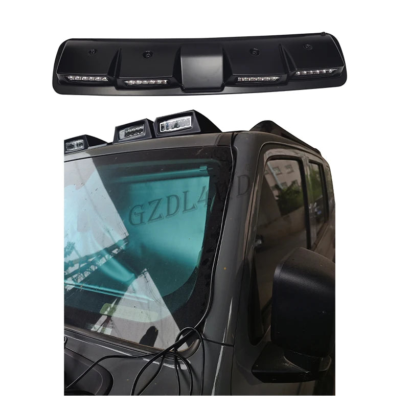GZDL4WD Universal Button Control 4 Lens ROOF TOP BAR DRIVING POD LIGHTS Led OFFROAD FOG SPOT HEAD LAMPS Without Antenna
