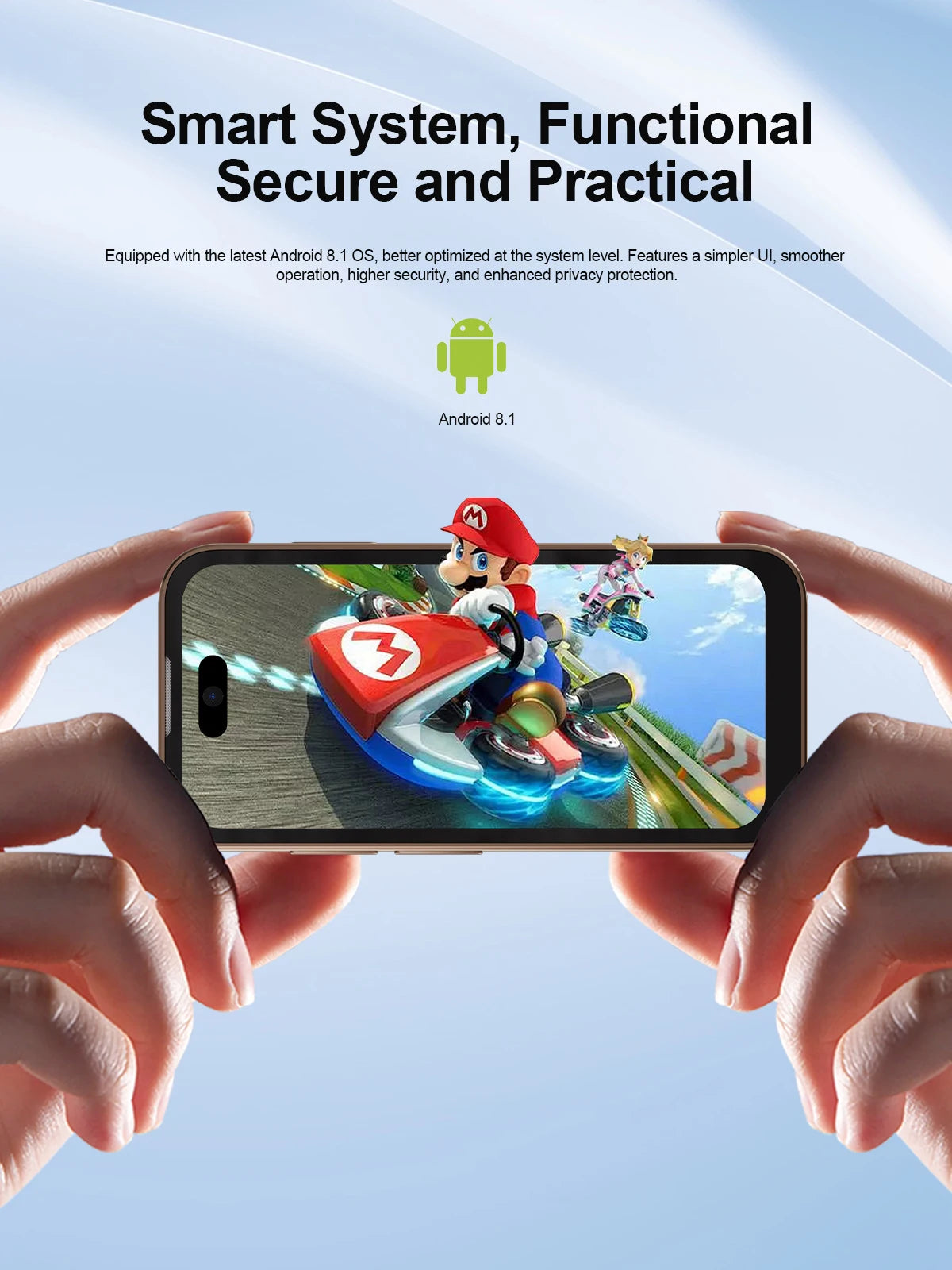 SERVO 17 PRO MAX mini Smartphone 3.75" Fullview Display 3G WCDMA Dual SIM Card GPS Face Unlock Android Small Smart Mobile Phones