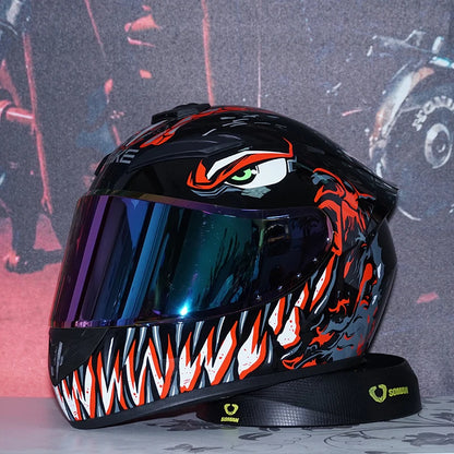 Full Face Motorcycle Helmet Men Women DOT Winter Safety Anti-Fog Waterproof Riding Motorbike Helmet Casco Motocross