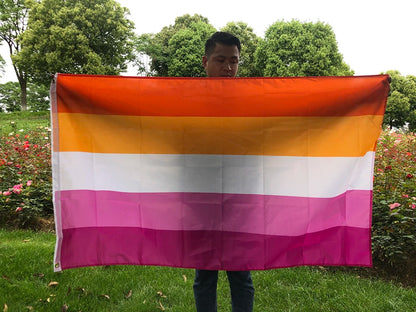SKY FLAG 90x150cm Homosexual Philadelphia Philly LGBT Gay Pride Rainbow Flag Hanging Polyester Home Decoration