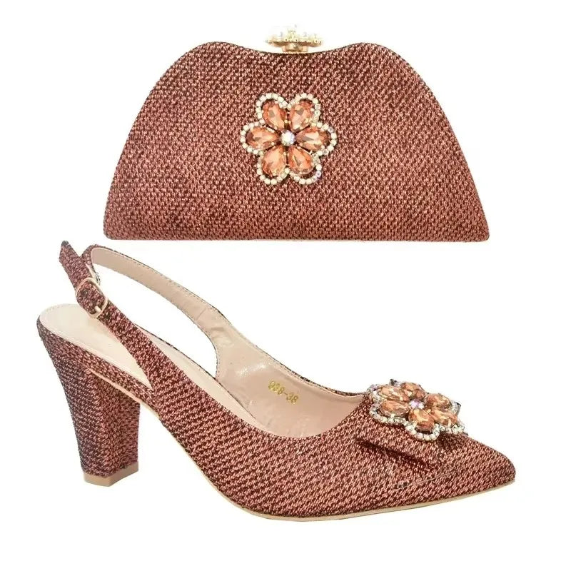 Latest Italian Shoes with Matching Bags for Women Italian Designer Shoes and Bags Matching Set Designer Shoes Women Luxury 2025