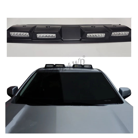 GZDL4WD Universal Button Control 4 Lens ROOF TOP BAR DRIVING POD LIGHTS Led OFFROAD FOG SPOT HEAD LAMPS Without Antenna