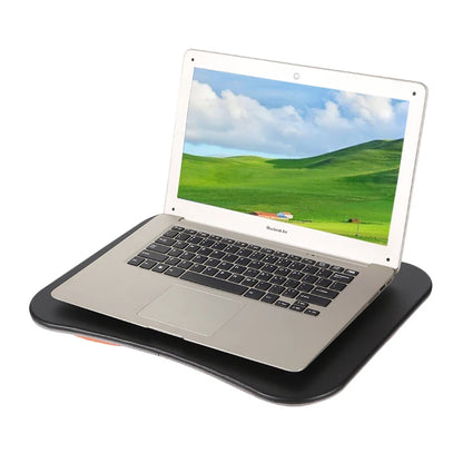 MUMUCC Multifunctional Laptop Desk With Cushion and Filled with Foam Particles, Small Pillow Table, Hard Mouse Pad Large