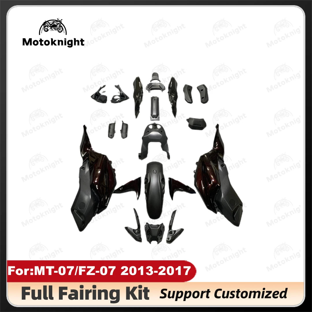 Motorcycle Injection Full Fairing Kit Fit For 2012 - 2017 Yamaha MT-07 MT 07 2013 2014 2015 2016 fairings kits