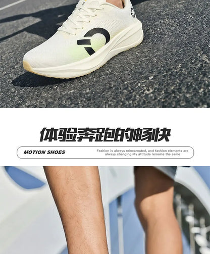 Men's Running Shoes Breathable Mesh Jogging Non-Slip Outdoor Couple Trainer Race Sneakers Luxury Shoes Off-road Shoes Cushioning