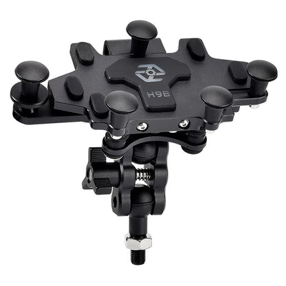 Shock-Absorbing Phone Holder for Motorcycle Bicycle 2024 Upgraded Alloy Rotary Adjustment Mobile Phone Navigation Bracket