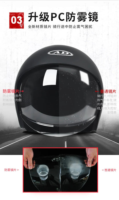 GB Certified Electric Vehicle Helmet for Men and Women All-season Universal Electric Vehicle Safety Helmet Motorcycles Winter