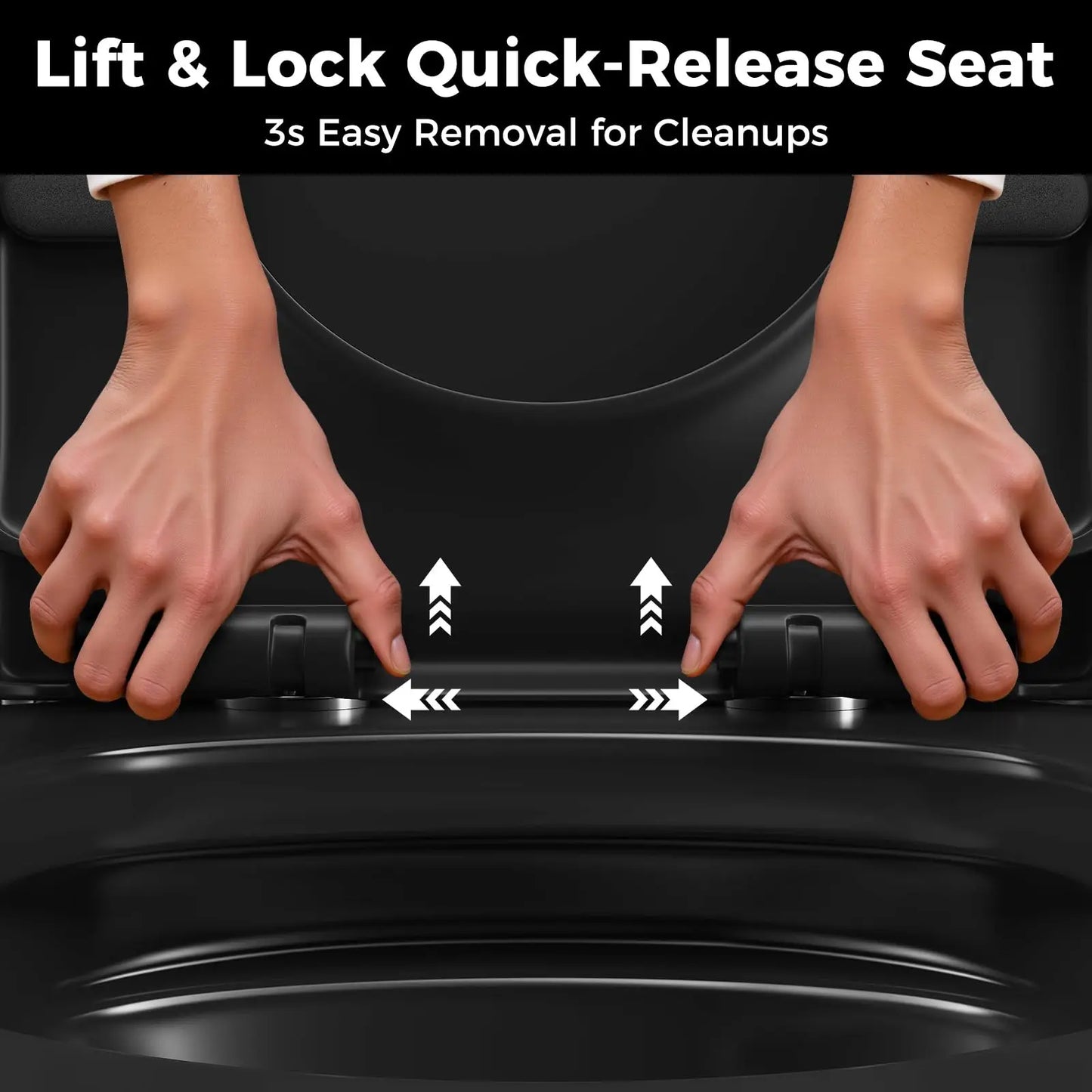 Compact One Piece Toilet With Soft-Close Seat Lid, High-Efficiency 1.2/1.8 GPF Dual Flush, Dirt-Resistant Glazed