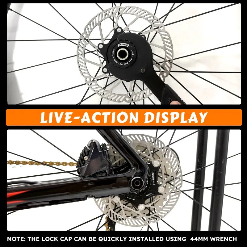 IIIPRO Bike Brake Floating Rotor 140/160/180/203mm Center Lock Brake Disc Ultralight High Strength abstract heat Disc Bike Part