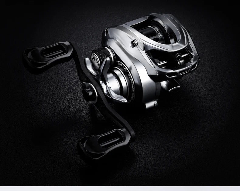 BEARKING Hot Sales Zeus-BFS 135g Lightweight Carbon Fiber 7.1:1 High-speed Ratio 8+1 Bearings Maximum Power 4kg Magnetic Brake