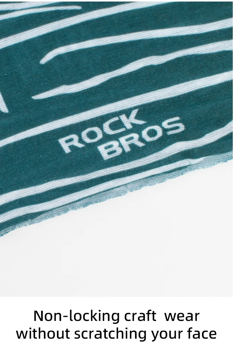 ROCKBROS Cycling Face Mask Sun Protection Hooded Scarfs Summter Breathable Bike Headband Motorcycle MTB Road Bicycle Headscarf