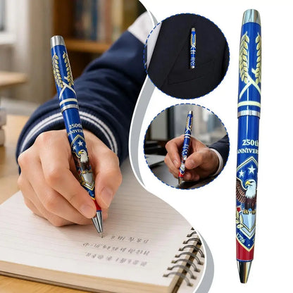 Ballpoint Pen 250 Anniversary Commemorative Gel Pens 1776 2026 Patriotic Eagle Luxury Metal Writing Gift Office Stationery