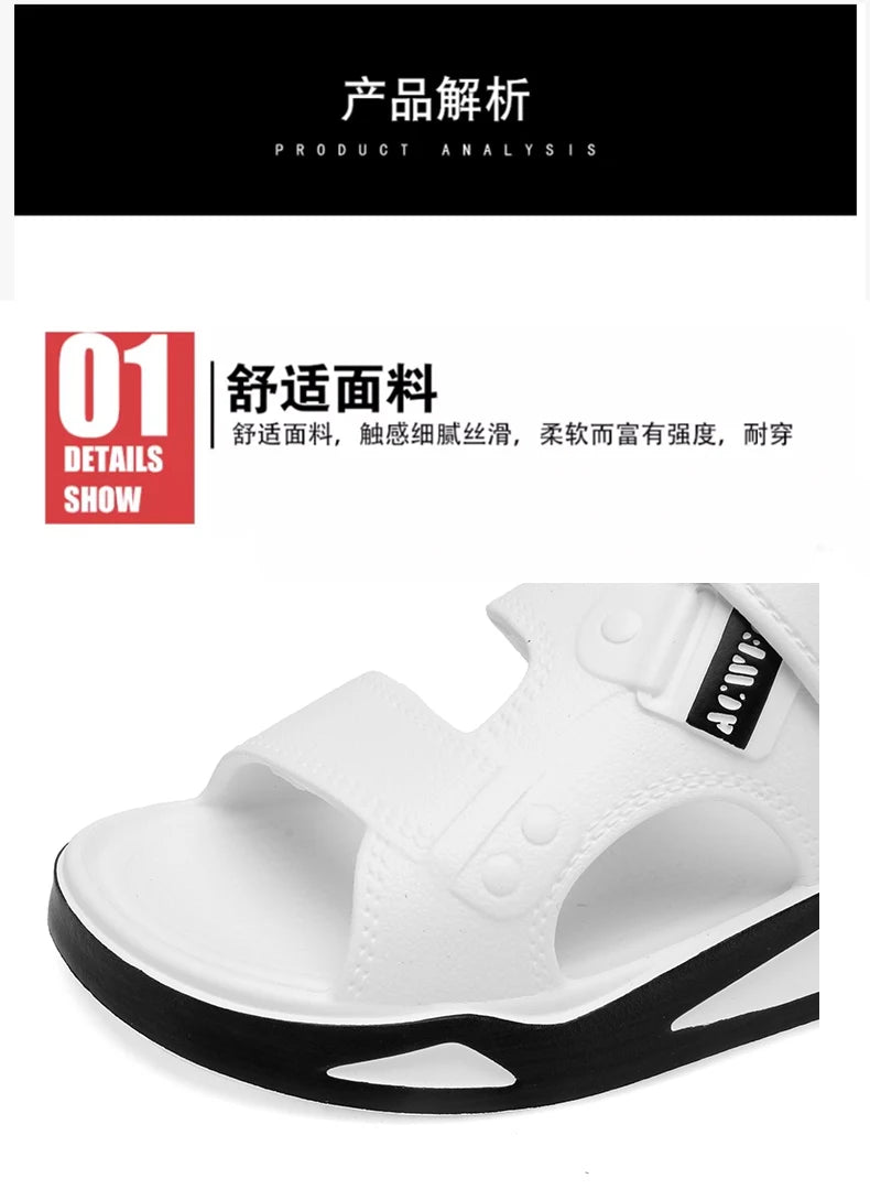 Men Summer Sandals Outdoor Ultralight Slippers EVA Non Slip Orginal Sandals Platform Beach Fashion Slides High Quality Shoes