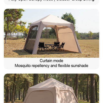 Sonuto Instant Setup Inflatable Tent, 3x3m Quick Inflation Air House Tent, Portable Easy Setup Large Camping Tent with Bag