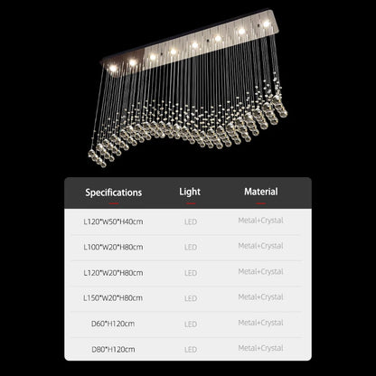 Modern Pendant Ceiling Lamps Suspension Lighting Living Room Pendant Lamp for Kitchen Over the Table Crystal Chandelier Pendants