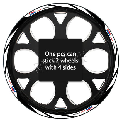 Reflective Wheel Sticker Rim Strips Tape Hub Decal Accessories For Honda HRC CBR650R cbr 600 rr CBR 600 F4 f4i  CBR1000RR 250r