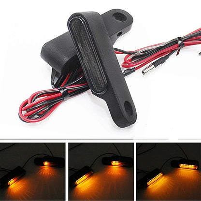 2Pcs Motorcycle Mini LED Turn Signal Running Lights Amber White Blinker Indicators Lamps For Harley Davidson Touring Accessories
