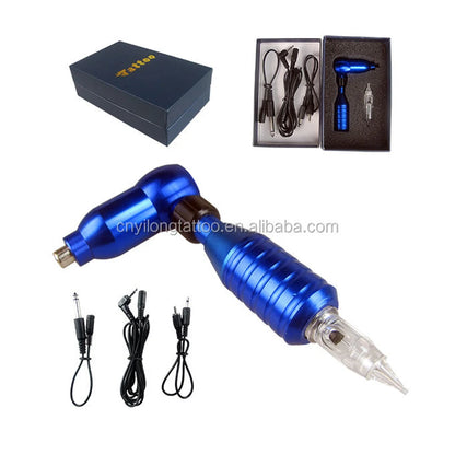 YILONG Professional L-shaped Tattoo Gun Adjustable Rotary Pen Motor Hybrid Tattoo Machine With RCA Tattoo Tools