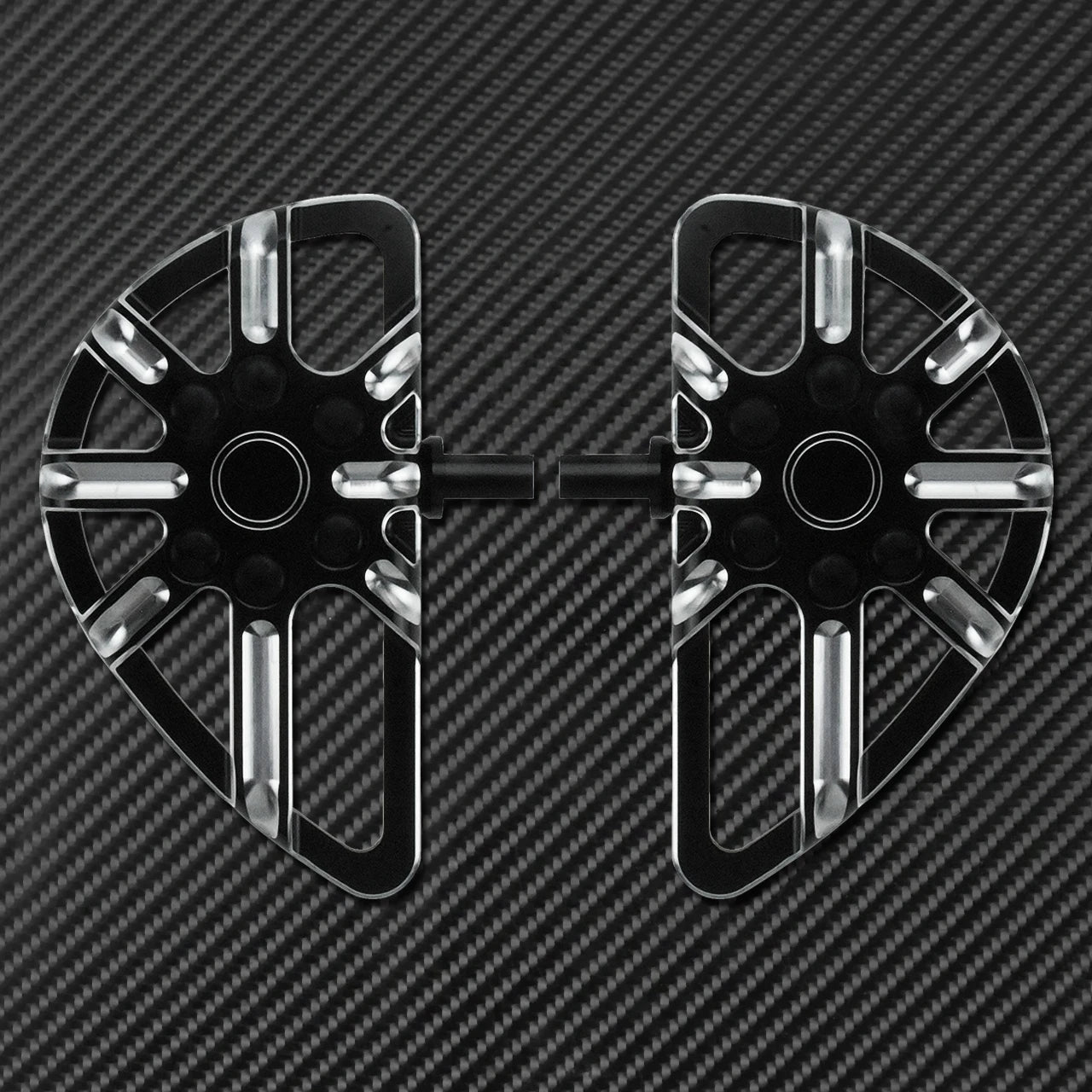 Motorcycle Floorboard Front Rear Footrest Driver Footpeg Passenger Pedal For Harley Touring Electra Street Glide Dyna Softail FL