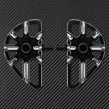 Motorcycle Floorboard Front Rear Footrest Driver Footpeg Passenger Pedal For Harley Touring Electra Street Glide Dyna Softail FL