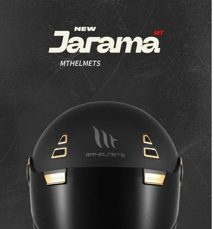 MT Jarama Retro Motorcycle Helmet DOT ECE Certification Full Face Racing Off Road Helmet Cascos Para Motos Capacete Casco Moto