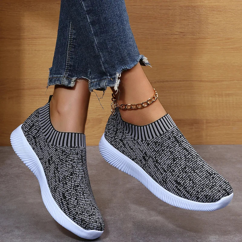 2022 Women Sneakers Fashion Socks Shoes Breathable Casual Sneaker Summer Vulcanized Shoes Women Trainers Tenis Feminino Flats