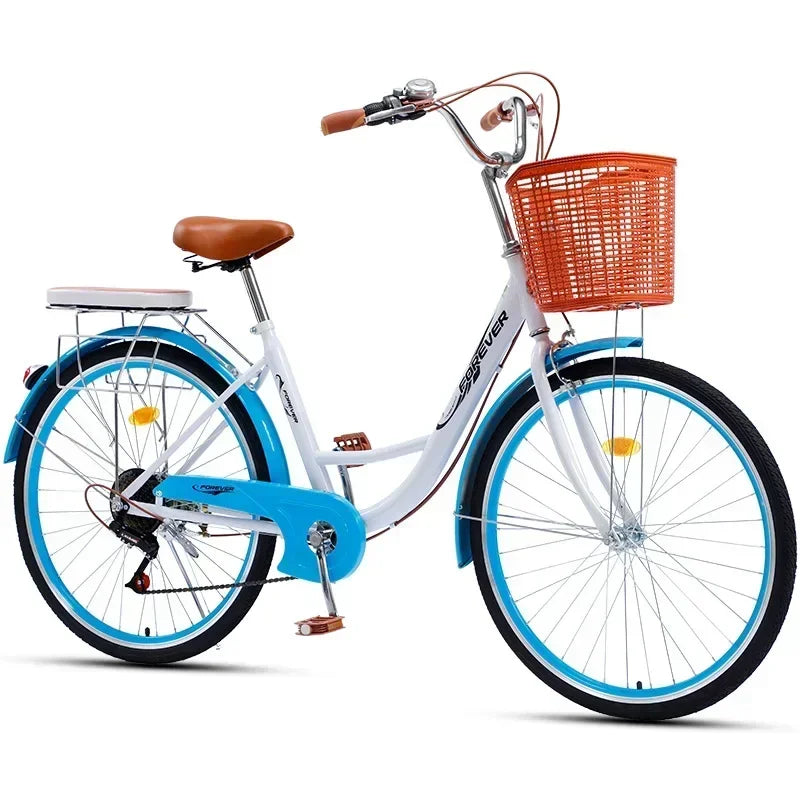 Cycling City 24/26 inch men's and women's bicycles light commuting ladies' student bikes leisure bicycles 2023