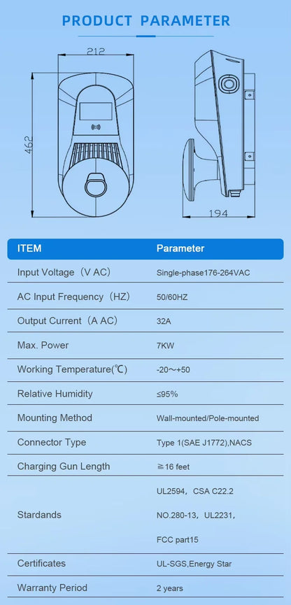 IP55 DC EV Fast Charger APP Control Solar Terminal Ev Charging Pile Ocpp 14kw 44KW Gbt Type 2 Ev Car Charging Stations Point