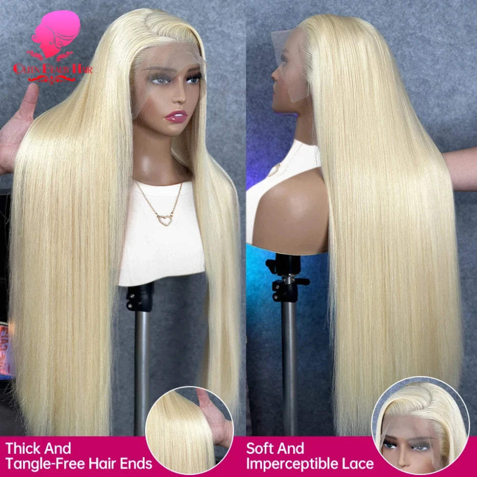 38 Inches 220 Density 360 Lace Frontal Wigs Straight Lace Frontal Wig 13x4 13x6 Blonde 613 Lace Front Human Hair Wigs For Women