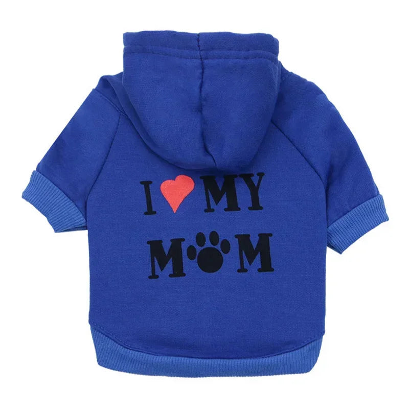 Security Dog Hoodie, Small Dog Coat, Chihuahua Sweatshirt, French Bulldog, Warm Puppy Clothes, XS-L