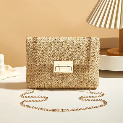 Crossbody Bag for Women Chain Strap Banquet Stylish Accessory Shoulder Bag for Day-to-Night Outfits