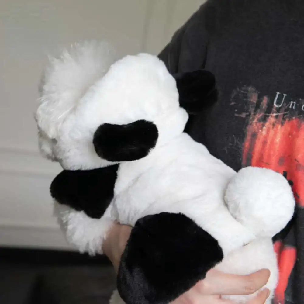 Autumn Winter Pet Plush Coat Dog Clothing Panda Costume Four Legged Cape Plush Warm Cat And Dog Clothing Puppy Clothes Dog Coat