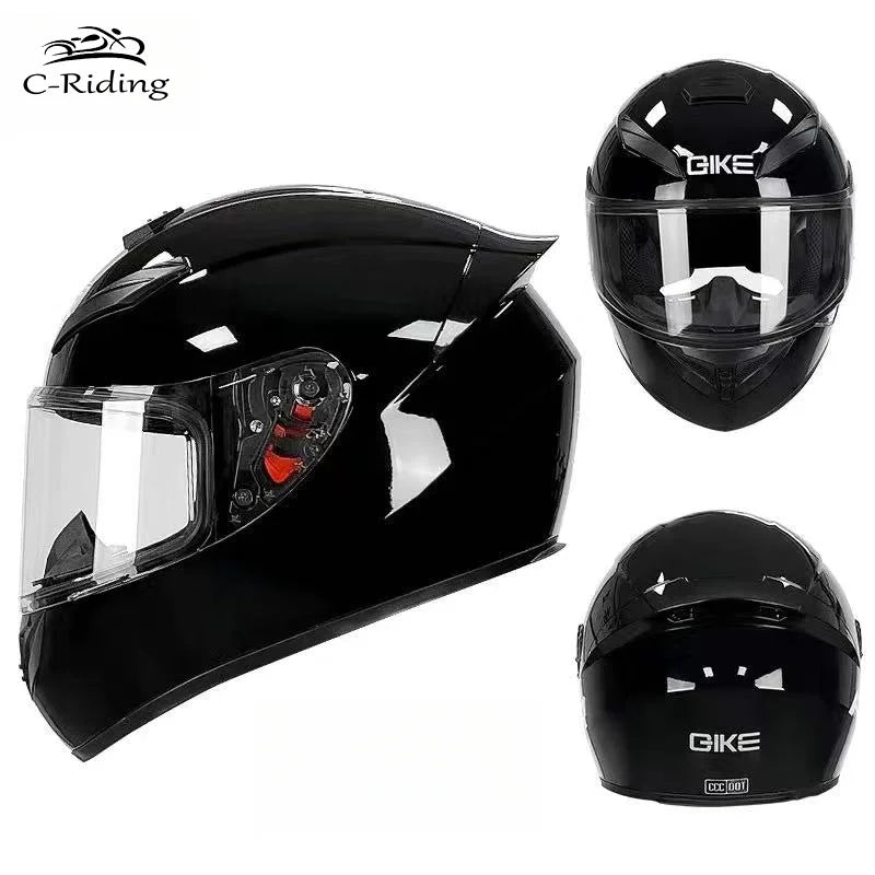 Adult Helmets For Motorcycle Full Face Helmet HD Visors Capacete De Moto Capacetes DOT Approved
