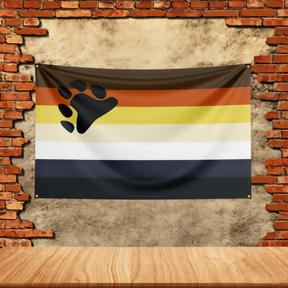 3x5 ft LGBT Gay bear Pride Rainbow flag For Room Dorm Camp Party Garage Bar Picnic hogar home Decor Banner Wall Hanging Gift
